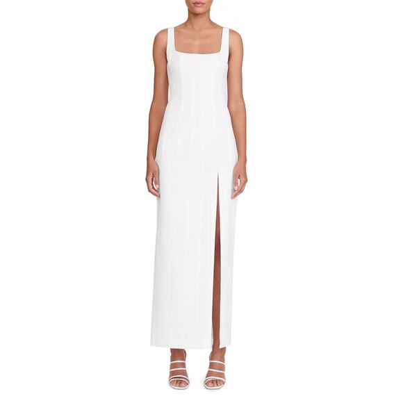 Staud Portrait‎ Sleeveless Seamed Gown - Picture 6 of 12